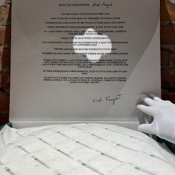 Nick Fouquet Beaver-Felt Fedora — Brown - Picture 10 of 11